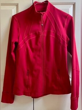 🍒LULULEMON sz 10 DEFINE Jacket DARK RED Full-Length *LUON ~ VHTF SIZE!!